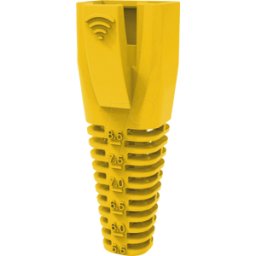 ROLINE 12011112 - Manga anti-kink para RJ45, amarillo, 10 piezas