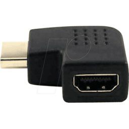 TECHLY IADAP-HDMI-R - Adaptador HDMI R 90° macho/hembra