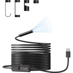 TECHNAXX 5427 - Cámara endoscópica USB-C con luz