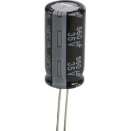 PANASONIC FR-A 560U 35 - Elko radial, 560 microF, 35 V, 105 °C, baja ESR
