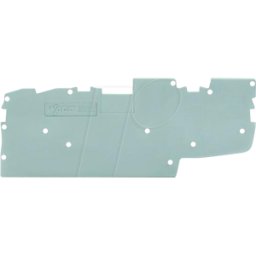 WAGO 2022-1491 - Placa final e intermedia, 1 mm de grosor, gris