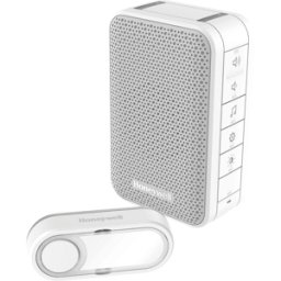 HONEYWELL HOME HONEY DC313S - Gong inalámbrico con luz de flash led y botón de c