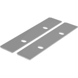 FISCHER ELEKTRONIK BGTO 384/6 - Placas de cubierta, 3U, sin agujeros de agarre, paquete de 2