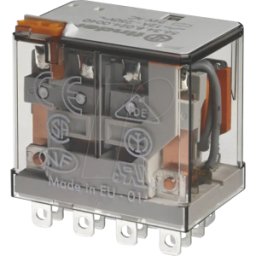 FINDER FIN 56.34.8 12V - Relé industrial, 4x UM, 250V/12a, 12 V CA