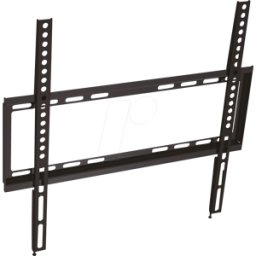 VALUE 17991202 - Soporte mural para TV, fijo, negro, 35 kg