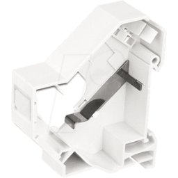 DELOCK 86232 - Soporte Keystone con rieles DIN con toma de tierra
