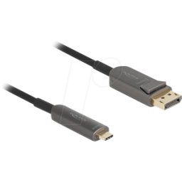DELOCK 81606 - Cable adaptador USB C > DP, 8K@60Hz, 40 Gb/s, 15 m