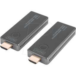 DIGITUS DIGI 55323 - Conjunto de extensores HDMI, 4K, Inalámbrico, 30 m.