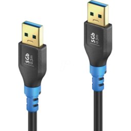 PURELINK FI-U310-003 - Cable USB 5 Gb/s, conector A, 0,3 m