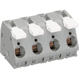 WAGO 2716-204 - Regleta de bornes de alta corriente, RM 15,0 mm, 76a, 4 polos