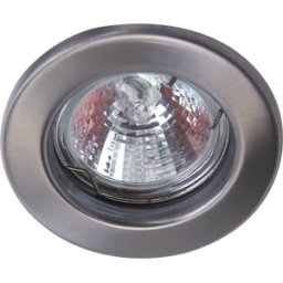 HEITRONIC HEIT 23550 - Anillo de montaje en techo, redondo, acero inoxidable pulido