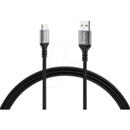 VARTA 57935 - Cable de carga y sincronización, USB a -> USB C, 60 W, 2,