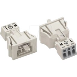 WAGO 890-733 - WINSTA® mini, conector de 3 polos, encaje a presión