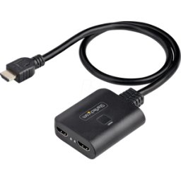 STARTECH.COM ST SPLITTER-4K60 - HDMI Splitter, 2 puertos, 4K.