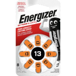 ENERGIZER EN 8X13 - Batería para audífonos, zinc-aire, 7,9x5,4 mm, Aid