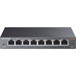 TP-LINK TPLINK TLSG108E - Switch, 8 puertos, Gigabit Ethernet