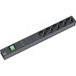 BACHMANN BACH 333.537 - Regleta de enchufes, PRIMO, tipo F - CEE 7/3, quíntuple