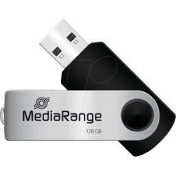 MEDIARANGE MR 913 - Memoria USB, USB 2.0, 128 GB, Swivel