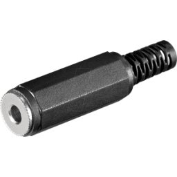 FREI KK 25 - Conector jack, 2,5 mm, mono, 2 polos