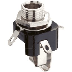 LUMBERG LUM KLB 3 - Conector jack hembra encastrable, 6,35 mm, estéreo, 3 polos