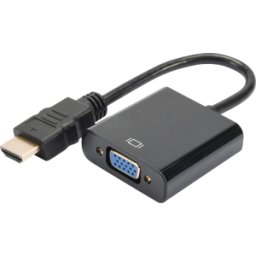 DIGITUS DA-70461 - Adaptador HDMI, conector macho HDMI a conector hembra VGA