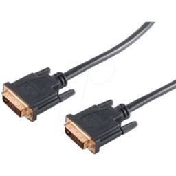 SHIVERPEAKS SHVP BS77445 - Conector DVI-D 24 + 1 cable de doble enlace, chapado en oro 5 m.