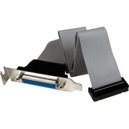STARTECH.COM ST PLATE25F16LP - Panel de ranura 1x DB-25 > 1x IDC, incl. Chapa de perfil bajo