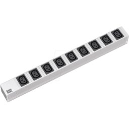 BACHMANN BACH 333.6163 - Regleta de enchufes, 19", 9 aumentos