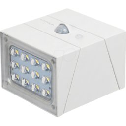 LUXULA LX-SO700106 - Aplique solar LED de pared, giratorio, blanco