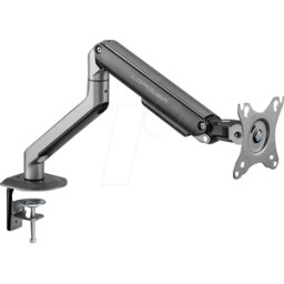 LC POWER LC-EQ-A32B - Soporte para monitor, 1 pantalla, 17" a 32", máximo 9 kg,