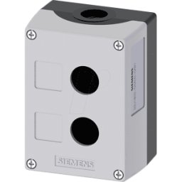 SIEMENS SIE 1802-0AB1 - Carcasa 22 mm - redondo, gris, 2 puntos de comando