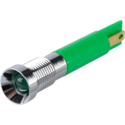 APEM APM Q8R1C G24E - Lámpara de señalización LED, verde, 24 V, 8