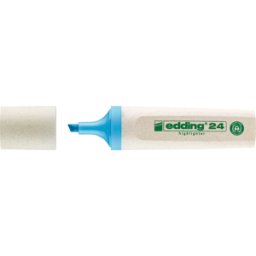 EDDING 24BL - Rotulador fluorescente, ecológico, azul
