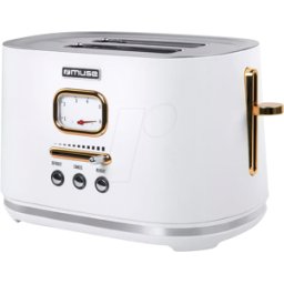 MUSE MS-130 W - MUSE inoxidable tostador blanco MS-130 W.