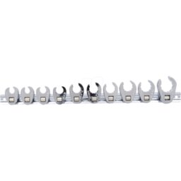 KS TOOLS GMBH KS 913.3900 - Juego de llaves de boca abierta de 12 bocas de 3/8", 10 piezas,