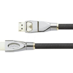 PYTHON PYT M0084 - DisplayPort 1.2/HDMI 2.0 Cable black 1m