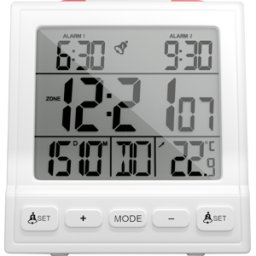 MEBUS 56813 - Reloj despertador por radio, digital