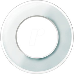 ELSO WDE011406 - Marco de cristal, simple, blanco, redondo, Renova, diseño