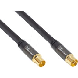 GOOD CONNECTIONS GC M2051 - Cable de antena SmartFlex IEC macho hembra 1m.