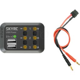 SKYRC SK600114-01 - Caja de distribución con tapón de plátano