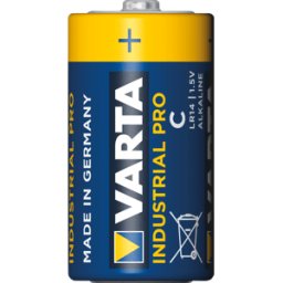 VARTA VAR IND1 BABY - Industrial PRO, pila alcalina C (Baby), paquete de 1