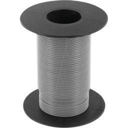 ECON CONNECT ECON KL025GR25 - ct Alambre de cobre trenzado 0.25qmm gris Bobina 25m