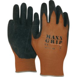 MAJESTIC MAXX GRIP GR11 - Guantes de trabajo, nailon, con nitrilo, Maxx Grip, talla 11