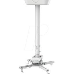 LOGILINK BP0157 - Soporte de techo para proyector, 595 - 895 mm, blanco