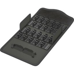 WERA 05136459001 - Caja textil, vacía, 140 x 83 x 45 mm
