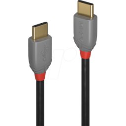 LINDY 36871 - Cable USB 2,0, C macho a C macho, 1,0 m..