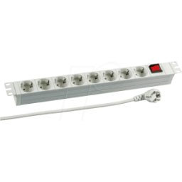 KOPP 691686K - Regleta de 8 x CEE 7/3, RAL7035
