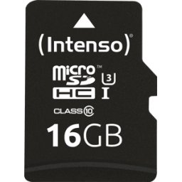 INTENSO 3433470 - Tarjeta de memoria MicroSDHC de 16 GB, Intenso UHS-I Professiona