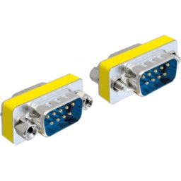 DELOCK 65009 - Adaptador macho Sub-D de 9 clavijas / macho
