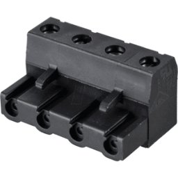 RIA CONNECT AKL 262-04 - Borne de conexión enchufable de 4 polos, RM7,62mm